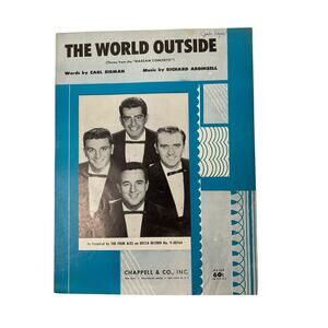 The‎ World Outside Sheet Music The Four Aces Carl Sigman Richard Addinsell